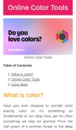 How colortool.vercel.app looks like on a mobile device such as an iPhone.