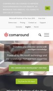 How comaround.com looks like on a mobile device such as an iPhone.
