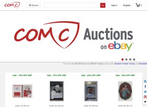 How comc.com looks like on a tablet such as an iPad.