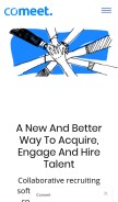 How comeet.co looks like on a mobile device such as an iPhone.