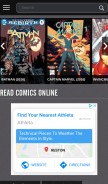 How comicextra.com looks like on a mobile device such as an iPhone.