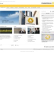 How commerzbank.com looks like on a mobile device such as an iPhone.