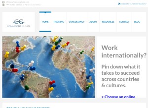 How commisceo-global.com looks like on a tablet such as an iPad.