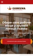 How communa.net.ua looks like on a mobile device such as an iPhone.