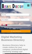 How company2business.directory looks like on a mobile device such as an iPhone.