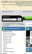 How compuland.de looks like on a mobile device such as an iPhone.