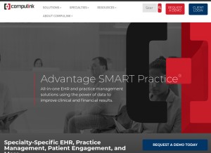 How compulinkadvantage.com looks like on a tablet such as an iPad.