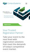 How compusystems.com looks like on a mobile device such as an iPhone.