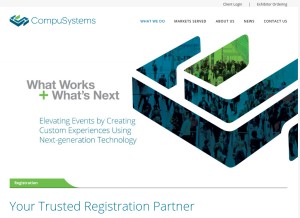 How compusystems.com looks like on a tablet such as an iPad.
