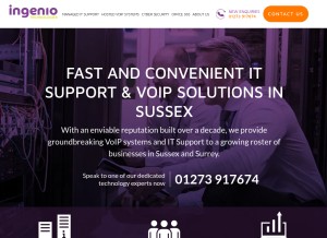 How computer-eyez.com looks like on a tablet such as an iPad.