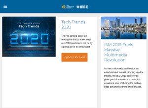 How computer.org looks like on a tablet such as an iPad.