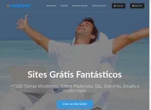 How comunidades.net looks like on a tablet such as an iPad.