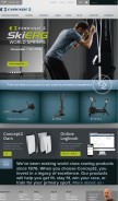 How concept2.com looks like on a mobile device such as an iPhone.