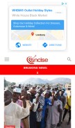 How concisenews.global looks like on a mobile device such as an iPhone.