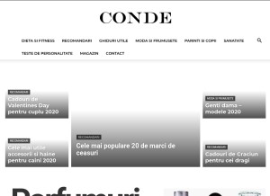 How conde.ro looks like on a tablet such as an iPad.