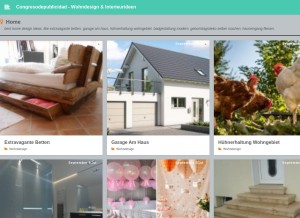 How congresodepublicidad.com looks like on a tablet such as an iPad.