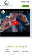 How connectcare3.com looks like on a mobile device such as an iPhone.