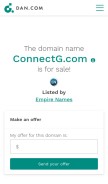 How connectg.com looks like on a mobile device such as an iPhone.