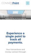 How connexpoint.com looks like on a mobile device such as an iPhone.