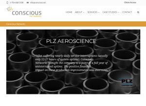 How conscious.net looks like on a tablet such as an iPad.