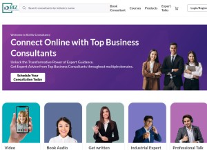 How consultancy.iid.org.in looks like on a tablet such as an iPad.