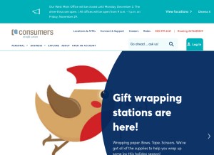 How consumerscu.org looks like on a tablet such as an iPad.