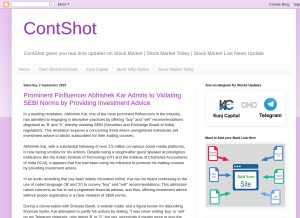 How contshot.blogspot.com looks like on a tablet such as an iPad.