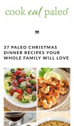 How cookeatpaleo.com looks like on a mobile device such as an iPhone.