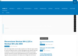 How coolingtechnique.com looks like on a tablet such as an iPad.