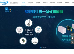 How coolkit.cn looks like on a tablet such as an iPad.