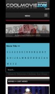 How coolmoviezone.online looks like on a mobile device such as an iPhone.