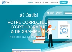 How cordial.fr looks like on a tablet such as an iPad.