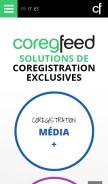 How coreg-feed.com looks like on a mobile device such as an iPhone.