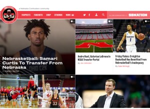 How cornnation.com looks like on a tablet such as an iPad.