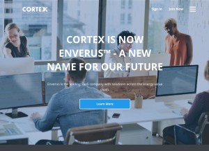 How cortex.net looks like on a tablet such as an iPad.