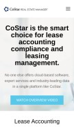 How costarremanager.com looks like on a mobile device such as an iPhone.