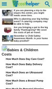 How costhelper.com looks like on a mobile device such as an iPhone.