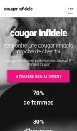 How cougar-infidele.site looks like on a mobile device such as an iPhone.