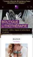 How couleurcristal.fr looks like on a mobile device such as an iPhone.