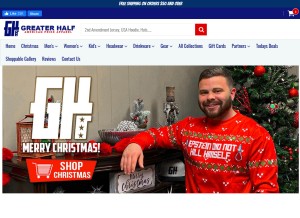 How countryamerica.us looks like on a tablet such as an iPad.