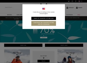 How countryattire.com looks like on a tablet such as an iPad.