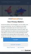 How countryeconomy.com looks like on a mobile device such as an iPhone.