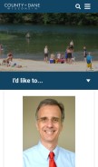 How countyofdane.com looks like on a mobile device such as an iPhone.