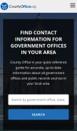 How countyoffice.org looks like on a mobile device such as an iPhone.