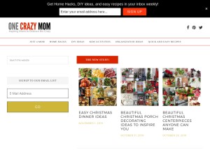 How couponcloset.net looks like on a tablet such as an iPad.