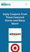 How couponrockstar.com looks like on a mobile device such as an iPhone.