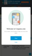 How coupons.com looks like on a mobile device such as an iPhone.