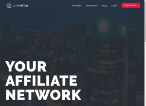 How cpamatica.com looks like on a tablet such as an iPad.