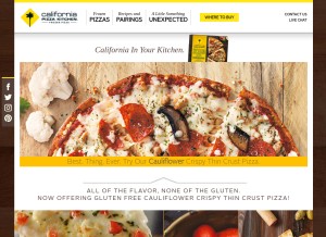 How cpkfrozen.com looks like on a tablet such as an iPad.
