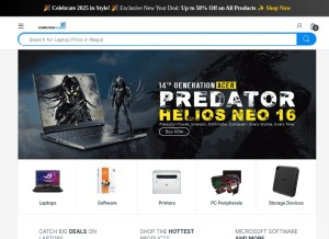 How cplanetnp.com looks like on a tablet such as an iPad.